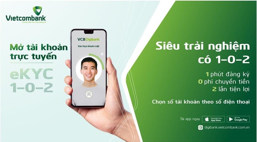 Đăng ký tài khoản Vietcombank online