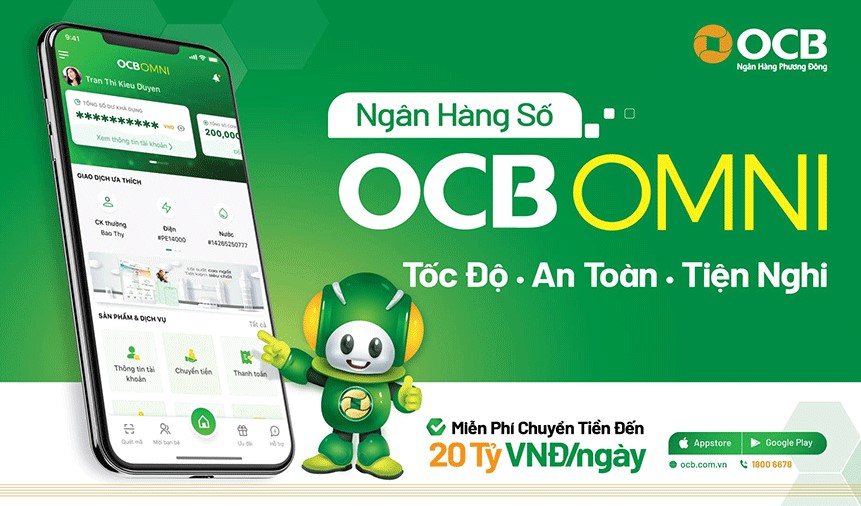 mở tài khoản ngân hàng OCB online